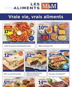 Circulaire Aliments M&M