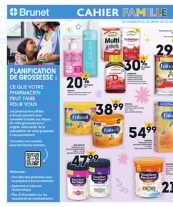 Circulaire Brunet - Cahier Famille