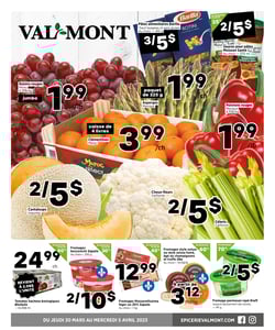 Circulaire Val-Mont - Fruiterie