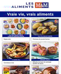 Circulaire Les Aliments M&M