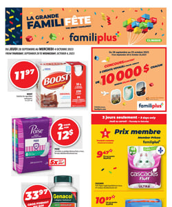 Circulaire Familiprix - Clinique