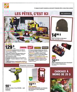 Circulaire Home Depot - Les Fêtes, c'est ici