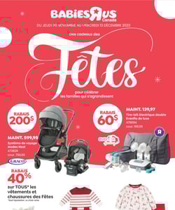 Circulaire Babies "R" Us Canada