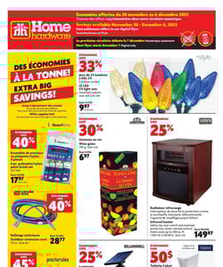 Circulaire Home Hardware