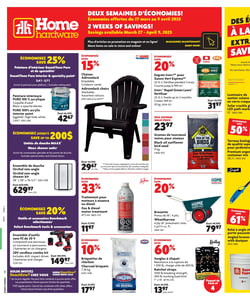 Circulaire Home Hardware