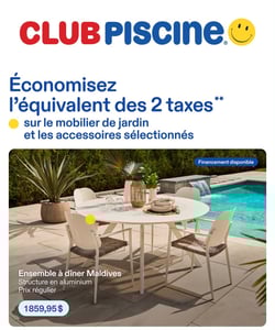 Circulaire Club Piscine Super Fitness