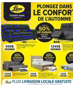 Circulaire Meubles Léon