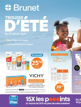 Circulaire Brunet - Trousse d'été