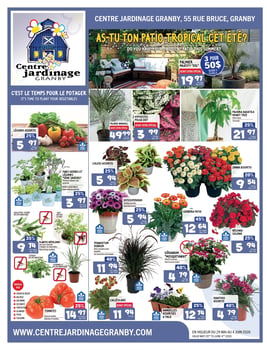 Circulaire Centre Jardinage Granby