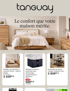 Circulaire Ameublements Tanguay