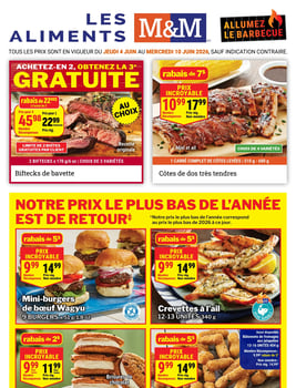 Circulaire Les Aliments M&M