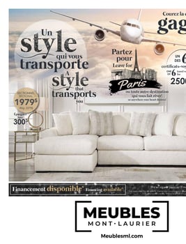 Circulaire Meubles Mont-Laurier - Un style qui vous transporte