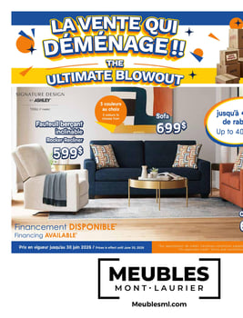 Circulaire Meubles Mont-Laurier - La Vente qui déménage
