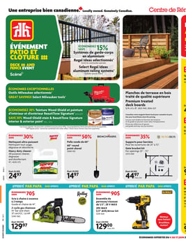 Circulaire Home Hardware - Centre de Rénovation