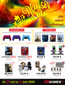 Circulaire EB Games - GameStop - Plaisir d'Été