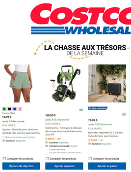 La Chasse aux Trésors Costco de cette semaine