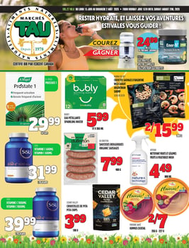 Circulaire TAU Marché d'alimentation Naturelle