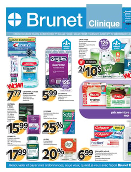 Circulaire Brunet - Clinique