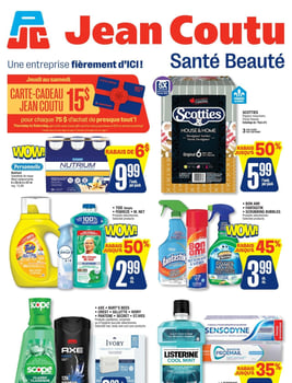 Circulaire Jean Coutu - Santé Beauté