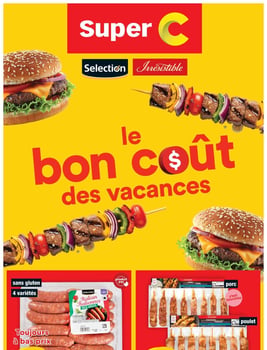Circulaire Super C - Le Bon Coût des Vacances