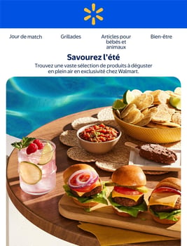 Circulaire Walmart - Savourez l'été