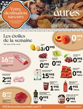 Circulaire Aurès - Supermarché maghrébin