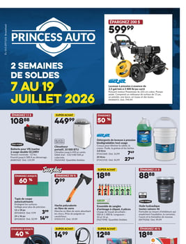Circulaire Princess Auto