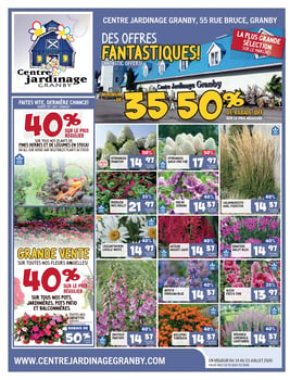Circulaire Centre Jardinage Granby