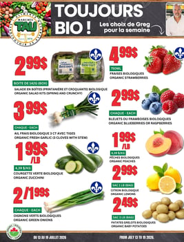 Circulaire TAU Marché d'alimentation Naturelle - Biologique