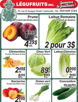 Circulaire Légufruits
