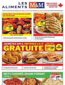 Circulaire Les Aliments M&M