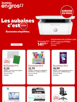Circulaire Bureau en Gros