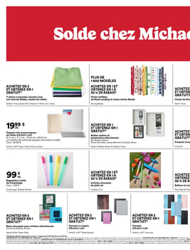 Circulaire Michaels