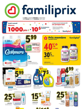 Circulaire Familiprix