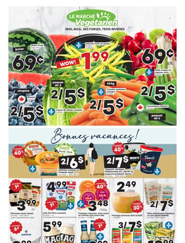 Circulaire Marché Végétarien