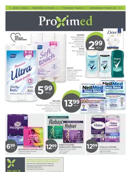 Circulaire Proxim - Proximed