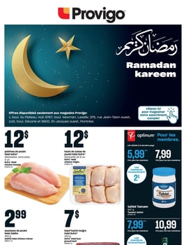 Circulaire Provigo - Special Ramadan (Montreal)