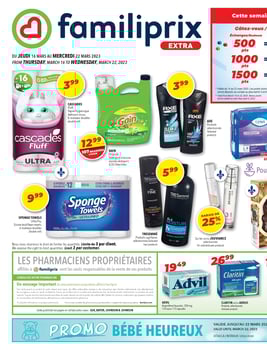 Circulaire Familiprix - Extra