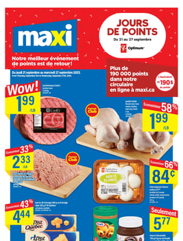 Circulaire Maxi