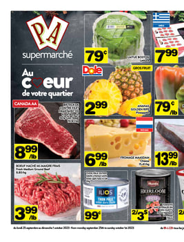 Circulaire Supermarché P.A.