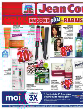 Circulaire Jean Coutu - Encore Plus de Rabais
