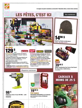 Circulaire Home Depot - Les Fêtes, c'est ici