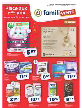 Circulaire Familiprix - Clinique