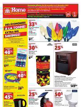 Circulaire Home Hardware