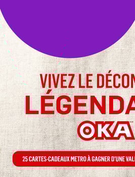 Concours Métro - 25 cartes-cadeaux Metro d'une valeur de 100$ chacune à gagner!