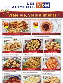 Circulaire Les Aliments M&M