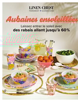 Circulaire Linen Chest - Aubaines Ensoleillées