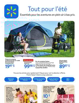 Circulaire Walmart - Essentiels pour les Aventures en Plein Air