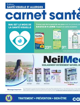 Circulaire Uniprix - Carnet Santé