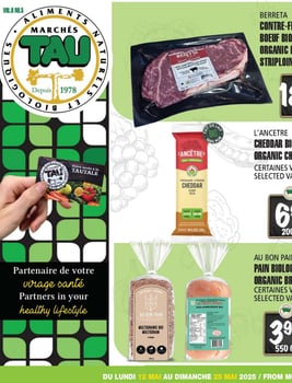 Circulaire TAU Marché d'alimentation Naturelle